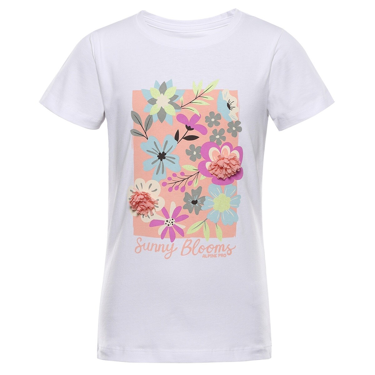 Dětské bavlněné triko alpine pro dorgo bílá 104-110