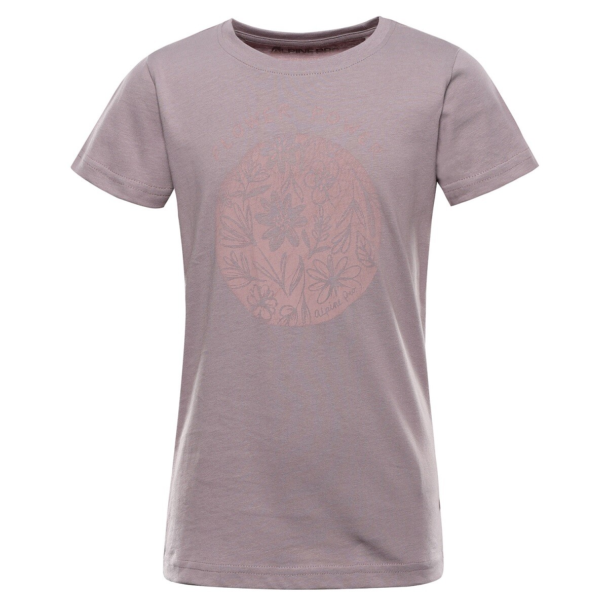 Dětské triko z organické bavlny alpine pro termeso 2 hnědá 92-98