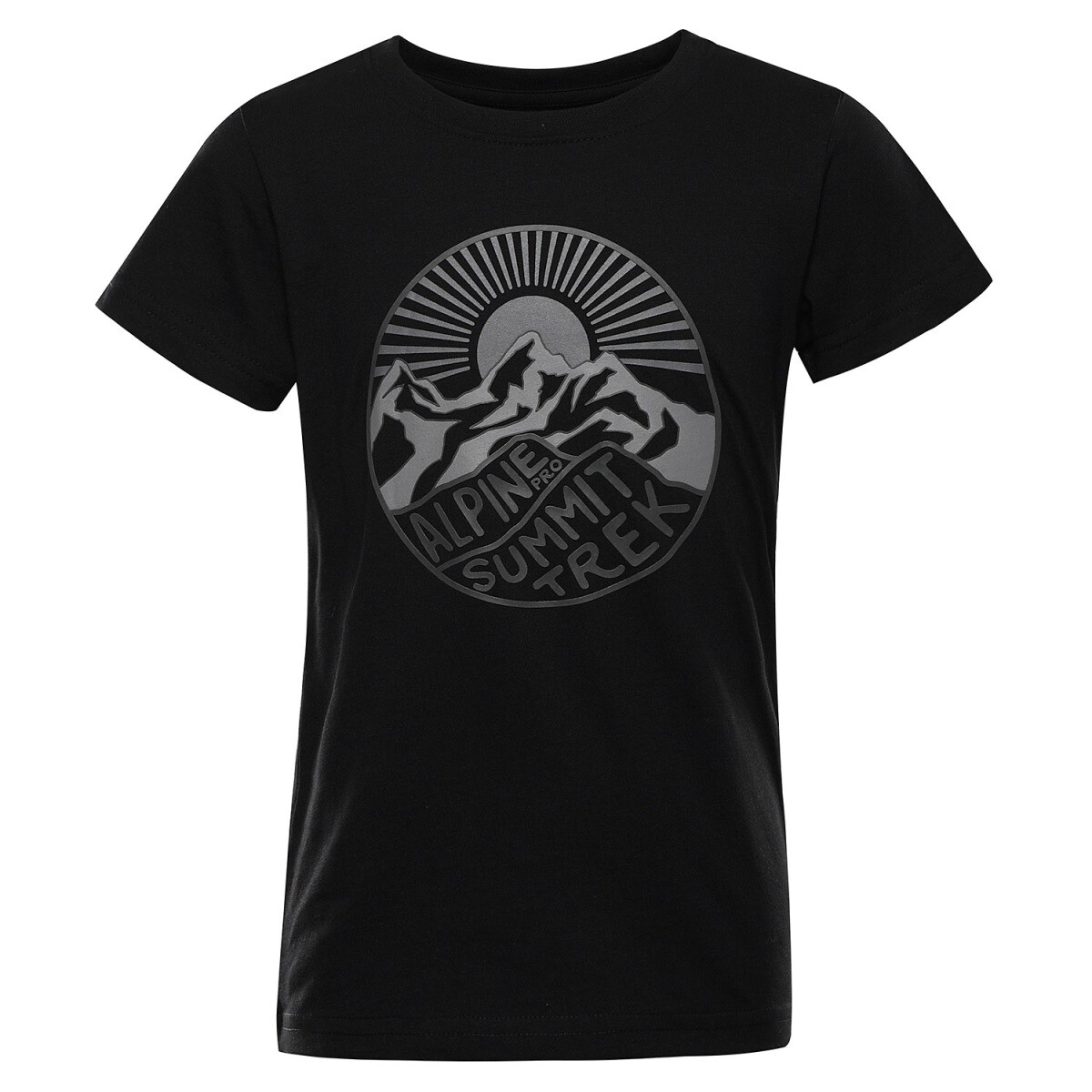 Dětské rychleschnoucí triko alpine pro rejo 2 černá 116-122