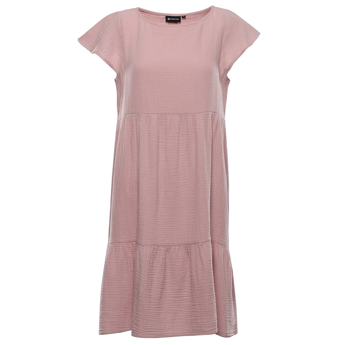 Dámské bavlněné šaty alpine pro akesa růžová xs