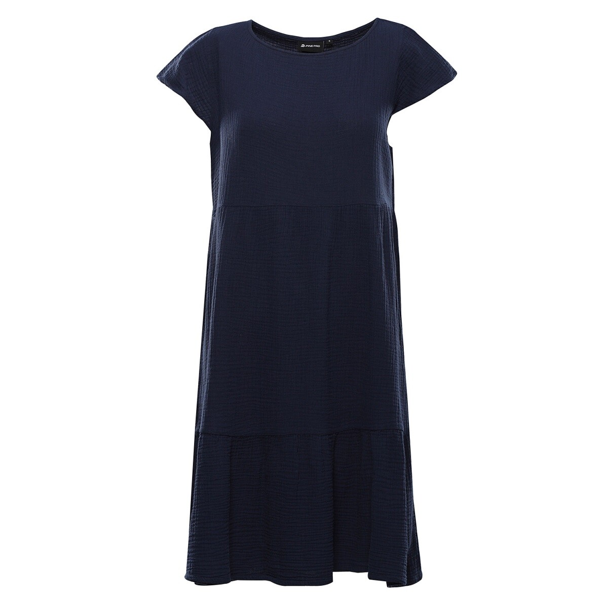 Dámské bavlněné šaty alpine pro akesa modrá xs