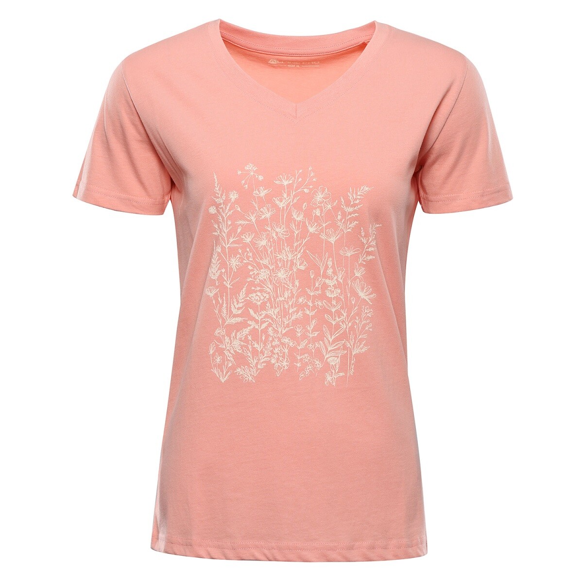 Dámské bavlněné triko alpine pro dorena růžová xs