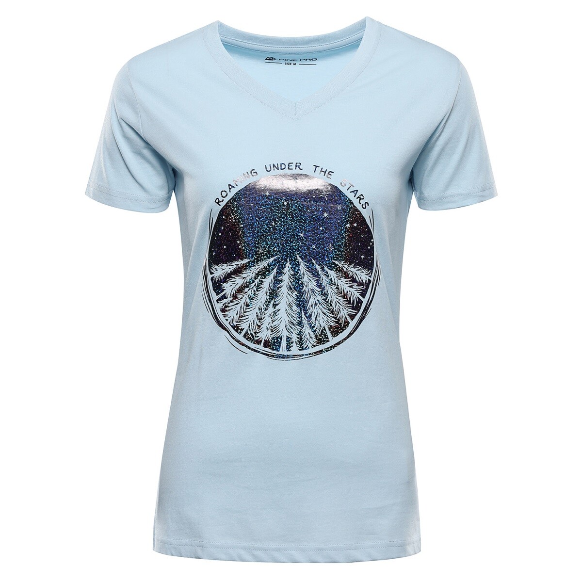 Dámské bavlněné triko alpine pro dorena modrá s