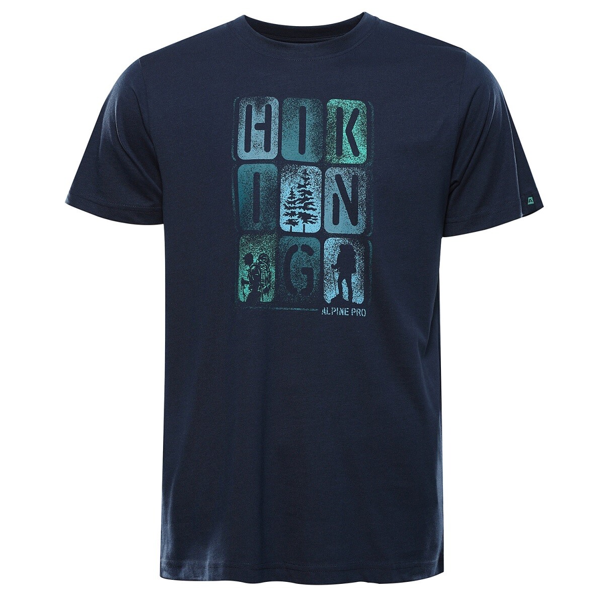 Pánské rychleschnoucí triko s cool dry alpine pro bolen 2 modrá xs