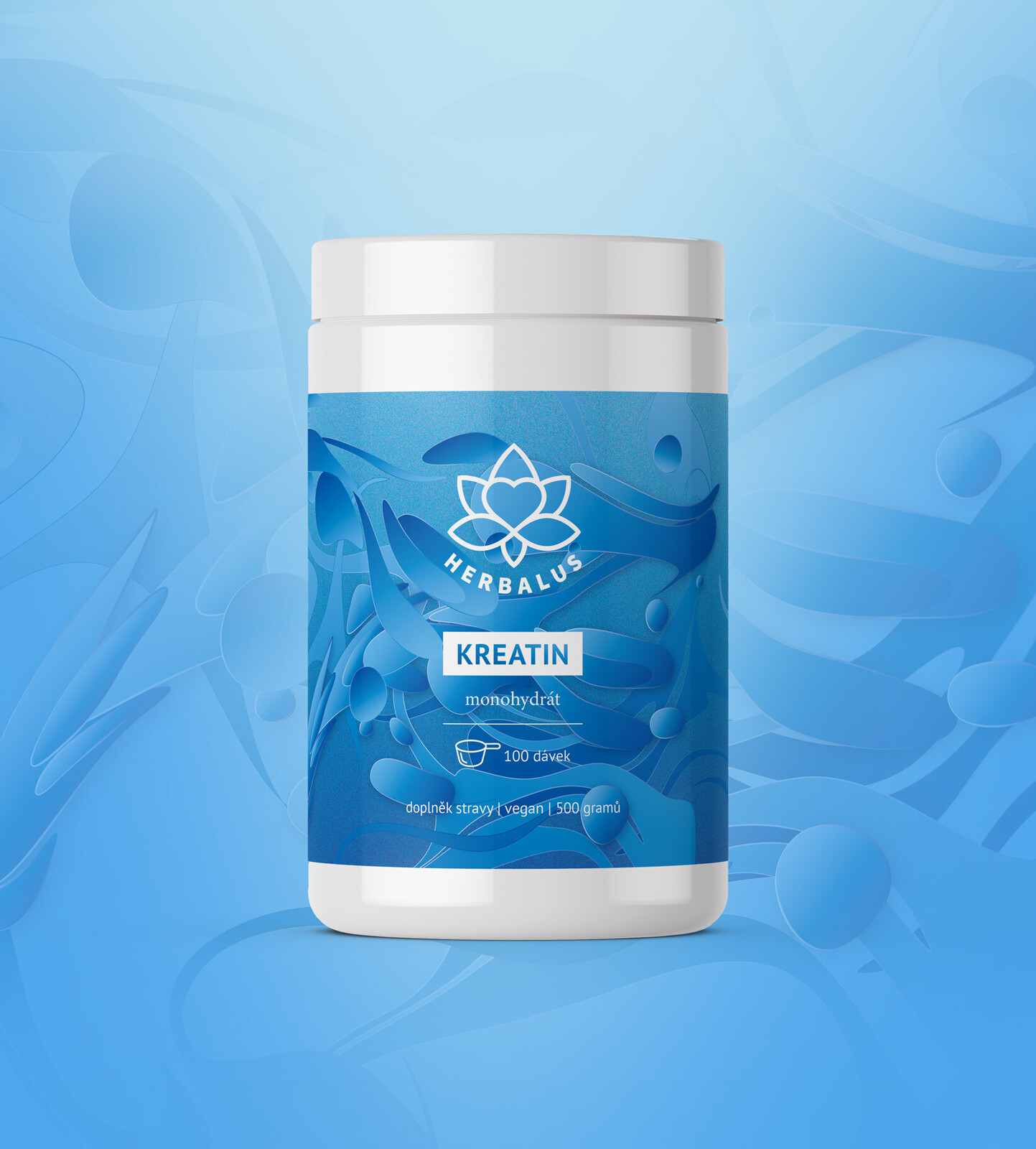 Herbalus Herbalus KREATIN monohydrát, 500 g