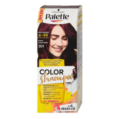 Schwarzkopf Palette Color Shampoo barva na vlasy 301 bordó 50 ml