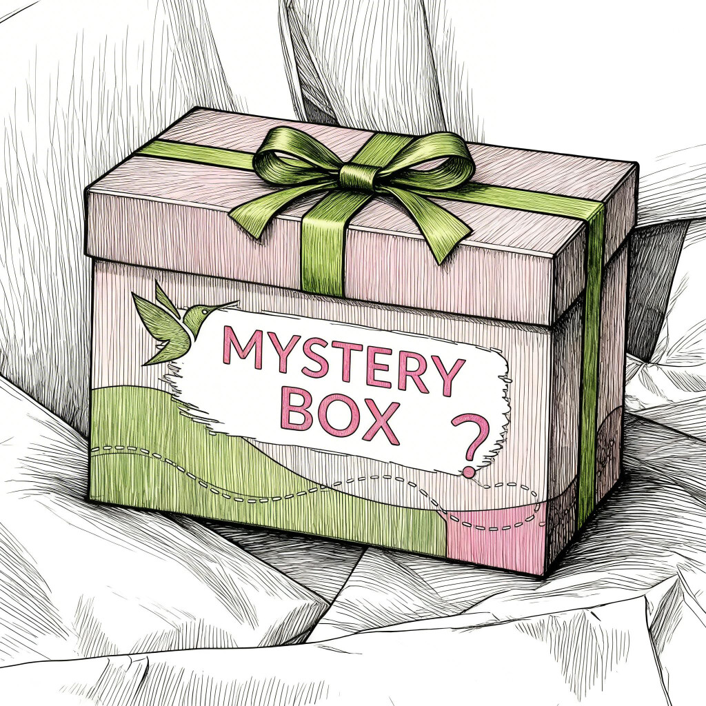 Mystery box, řada 01, balíček s překvapením pro kreativní dospělé, mini box