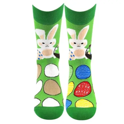 LONKA Ponožky dětské DEASTERIK s velikonočním motivem ZAJÍCE (3 páry) 20-24 126584