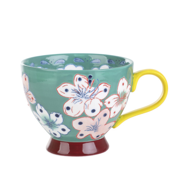 Šálek SALVA tyrkysový 886596 400 ml