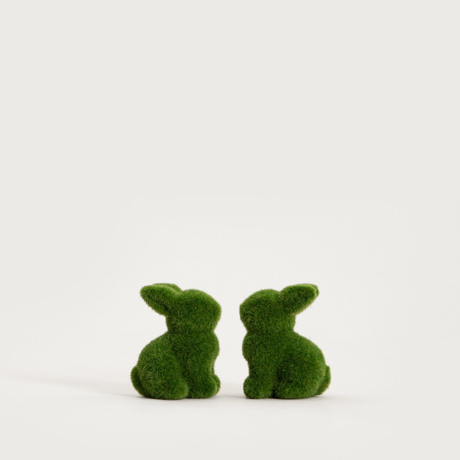 Sada dvou velikonočních dekorací POLY zajíc 763915 (2 ks)