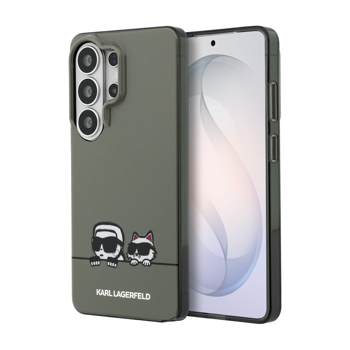 Karl Lagerfeld IML K&CH Peekaboo Logo Magnetic Zadní Kryt pro Samsung Galaxy S26 Ultra Black KLHMS26L6HPKACK