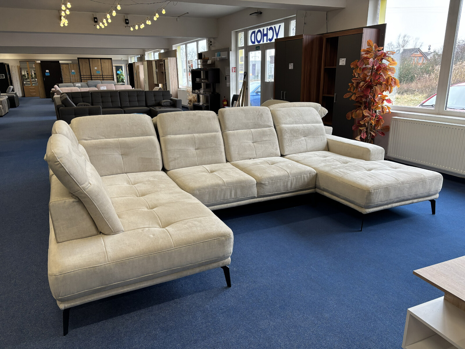 Sedací souprava Bretan U - Levá varianta - Manhattan 18