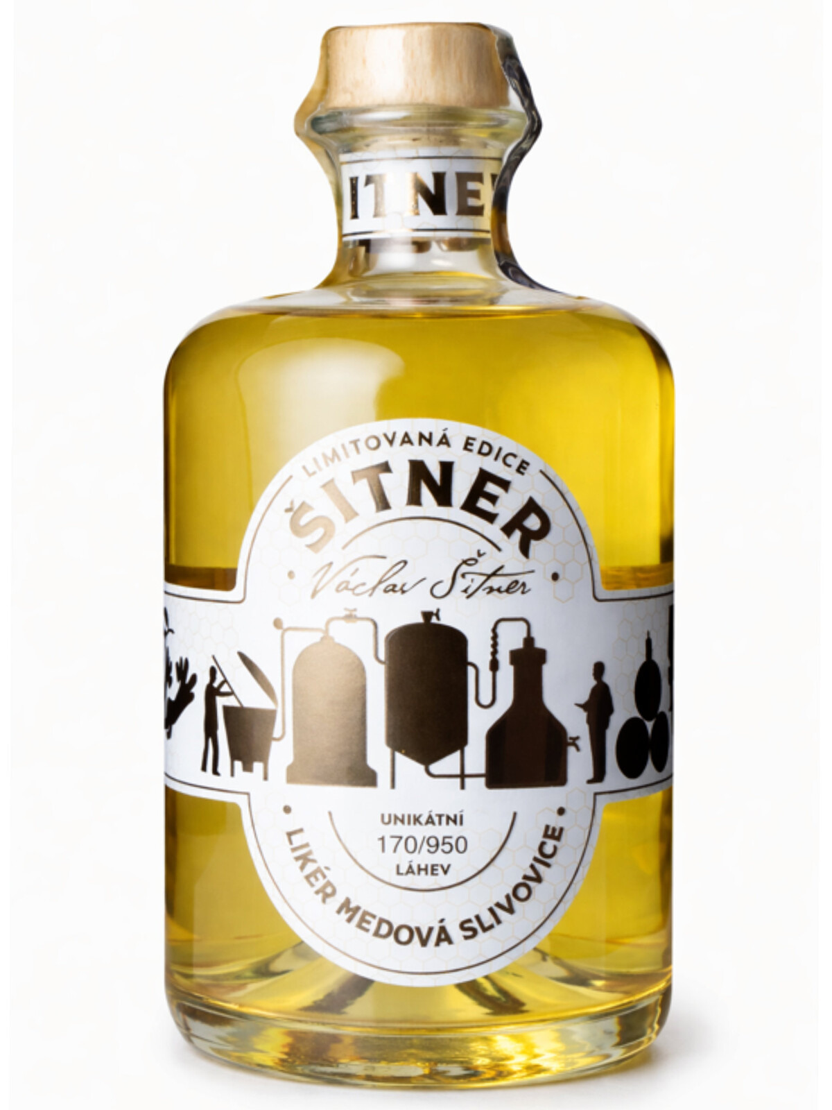 Šitner Medová slivovice 45% 0,7l