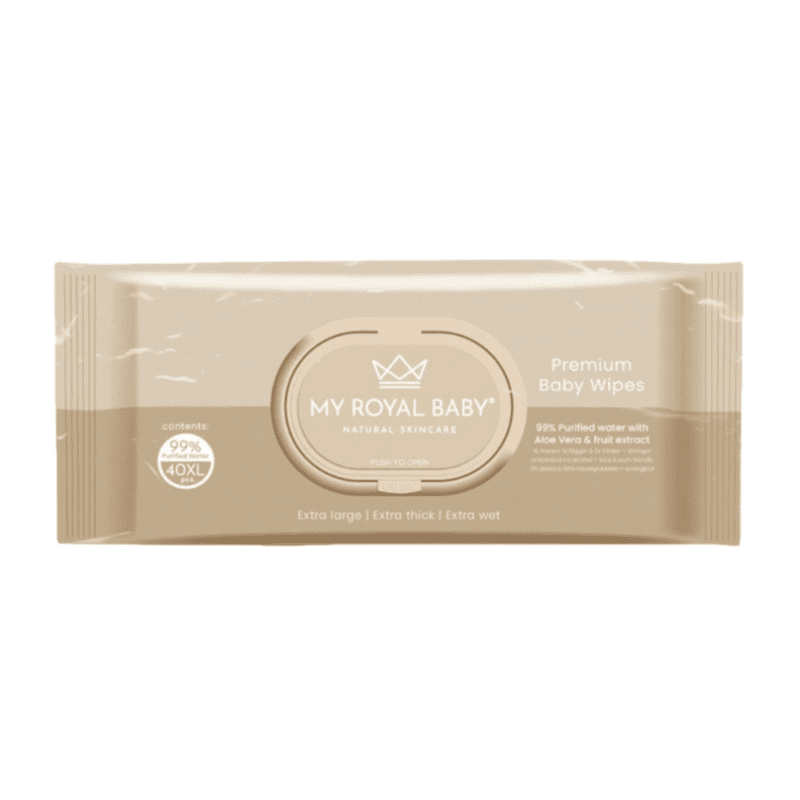 MYROYALBABY Prémiové vlhčené ubrousky XL 40 ks