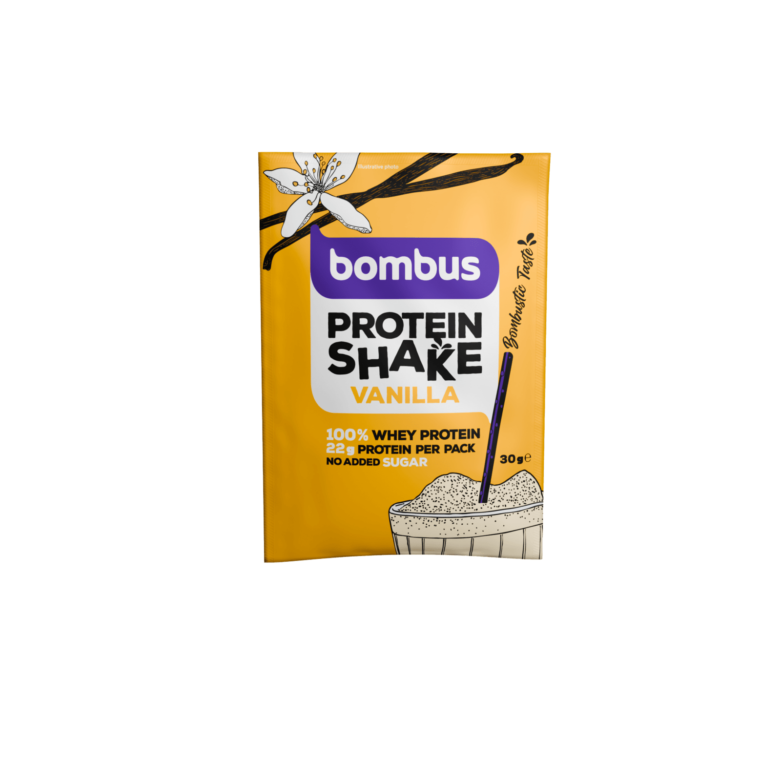 BOMBUS Protein Shake Vanilla 30 g