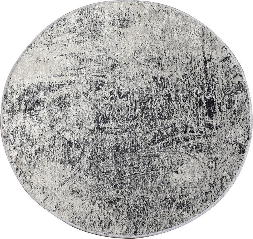 Šedá koupelnová předložka ø 100 cm Evidence – Foutastic