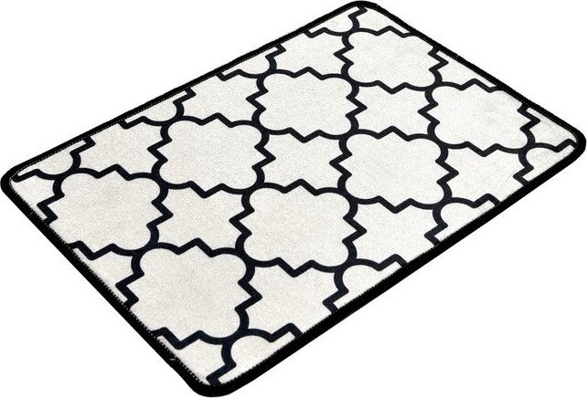 Černá/béžová koupelnová předložka 40x60 cm Kupa – Foutastic