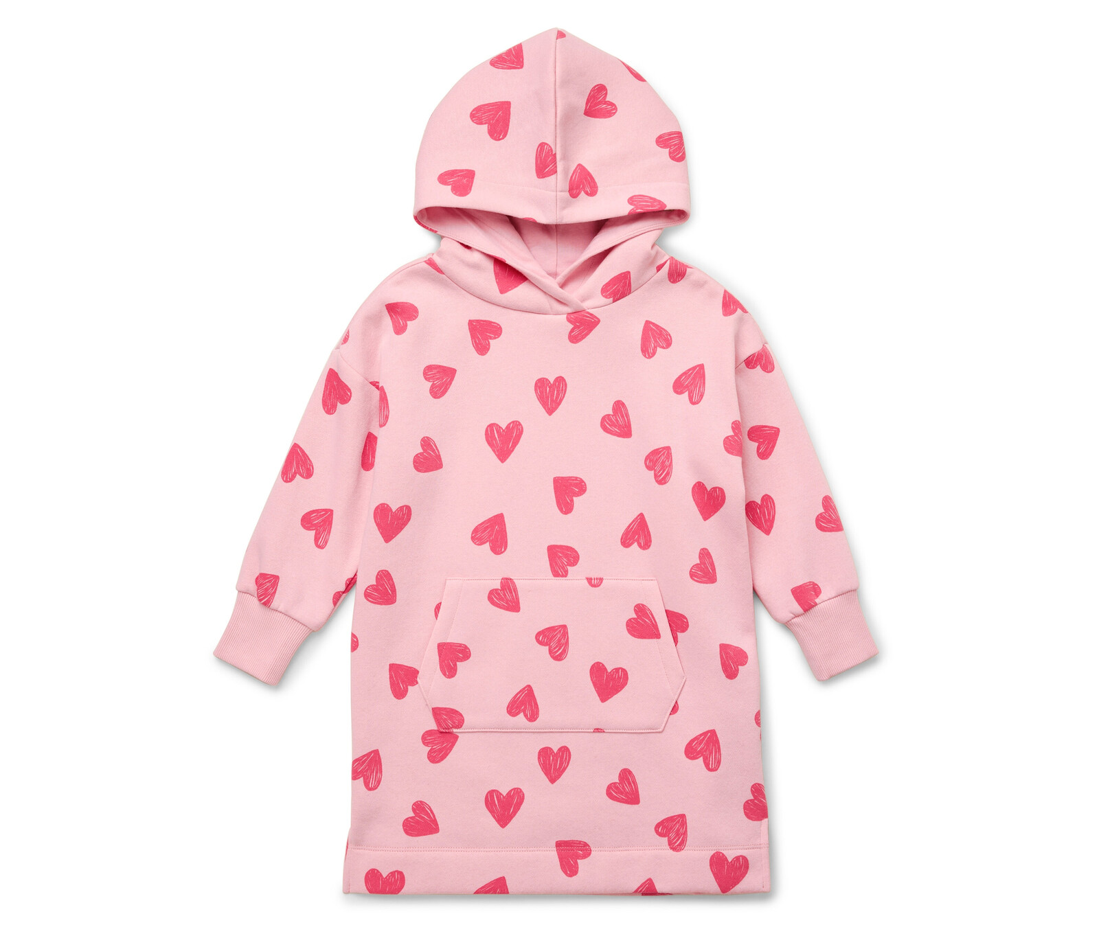 Tchibo - Dětské domácí šaty - dámské - vel. 110/116 - barva: růžová