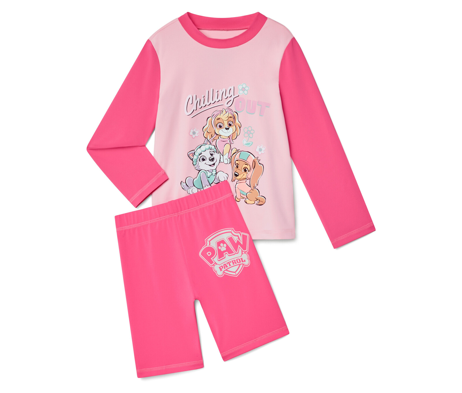 Tchibo - Dětská souprava s UV ochranným faktorem 50+ - pro miminko - vel. 74/80 - barva: bílá/s potiskem