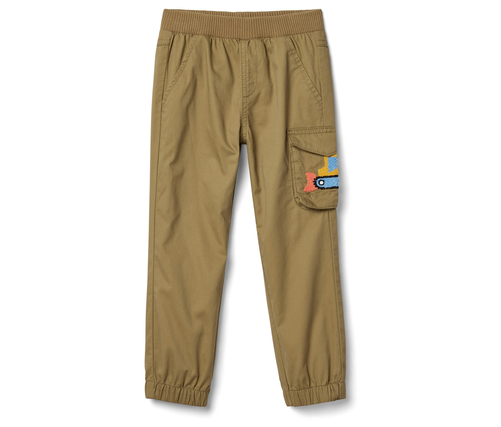 Tchibo - Dětské navlékací kalhoty – střih »Anton« - pro miminko - vel. 98/104 - barva: béžová