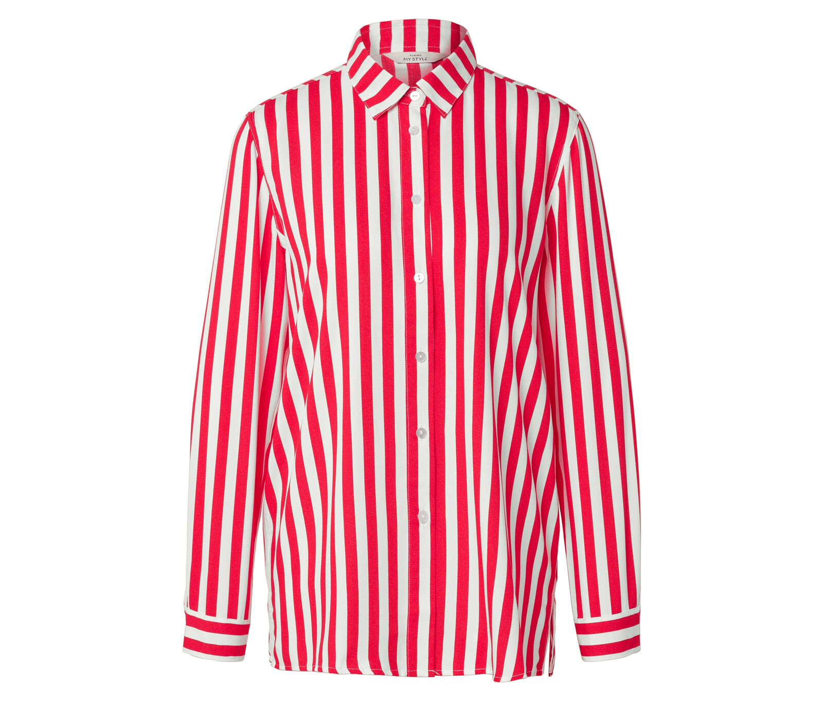 Tchibo - Proužkovaná halenka - pro ženy - vel. 42 - barva: bílá/s proužky