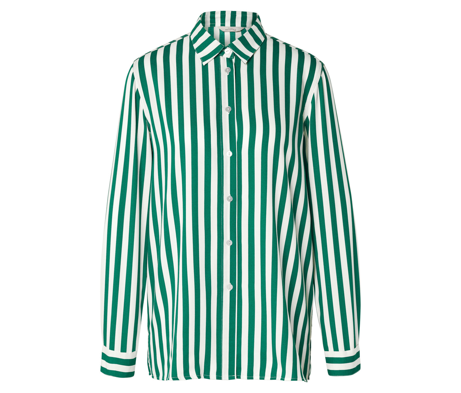 Tchibo - Proužkovaná halenka - pro ženy - vel. 44 - barva: bílá/s proužky