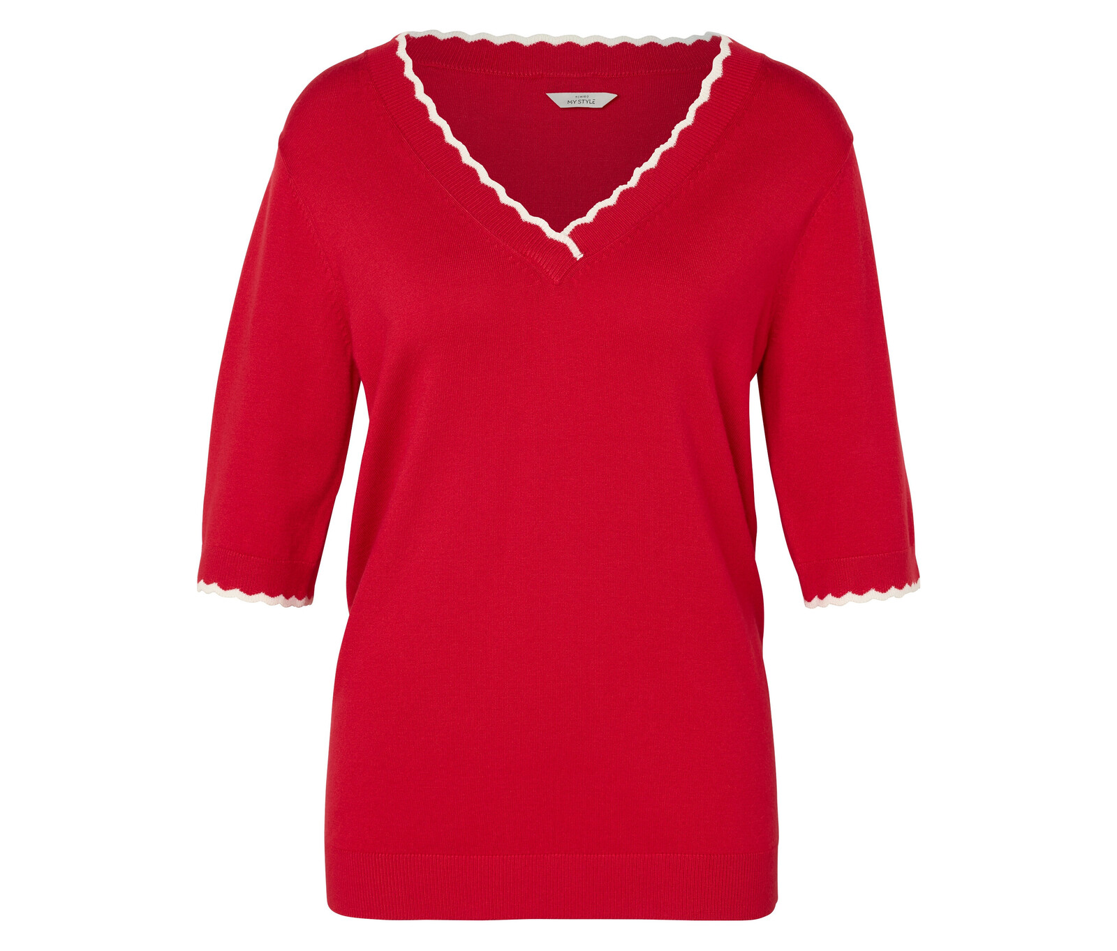 Tchibo - Svetr z jemného úpletu - pro ženy - vel. M 40/42 - barva: červená