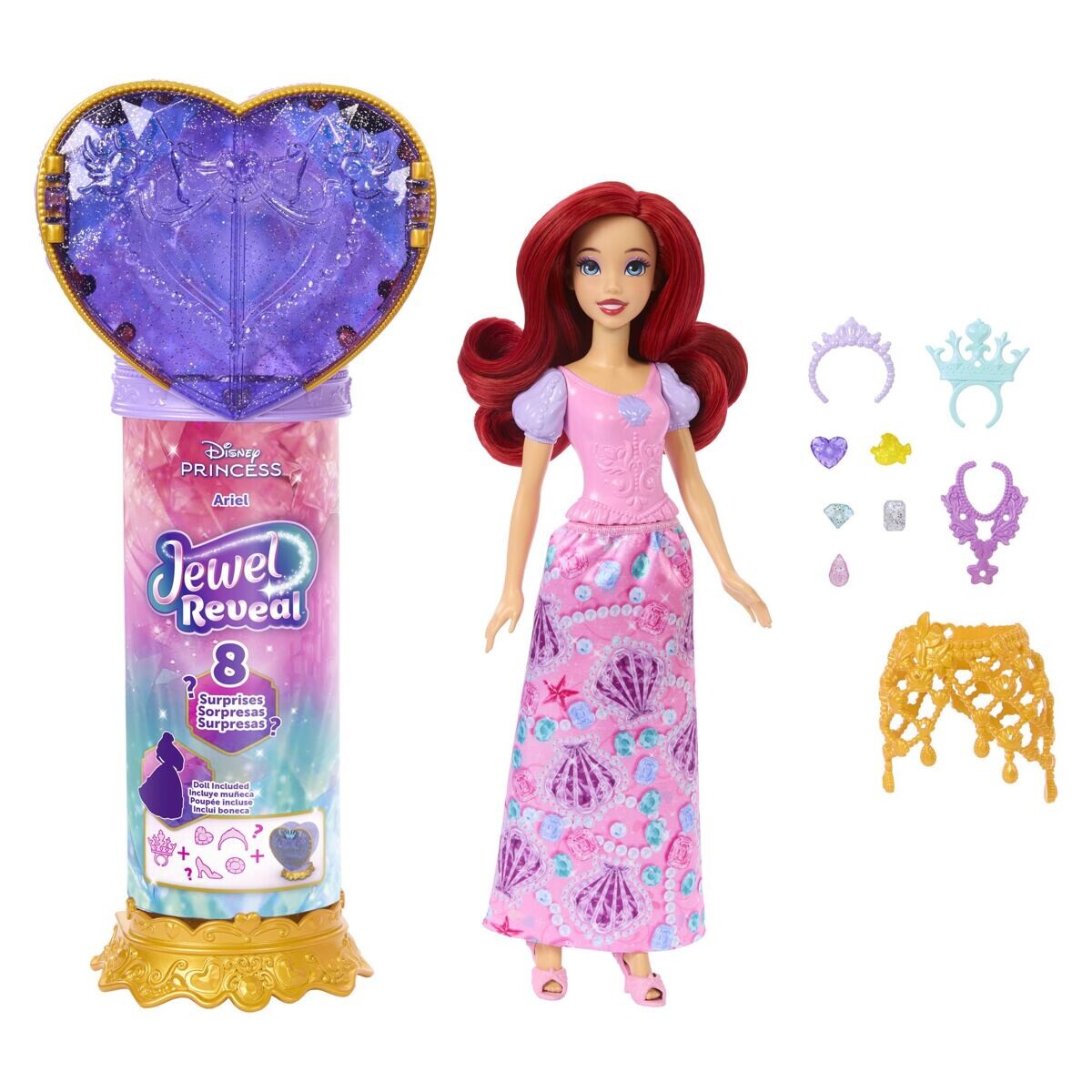 Mattel Disney Princess Princezna s překvapením  - Ariel