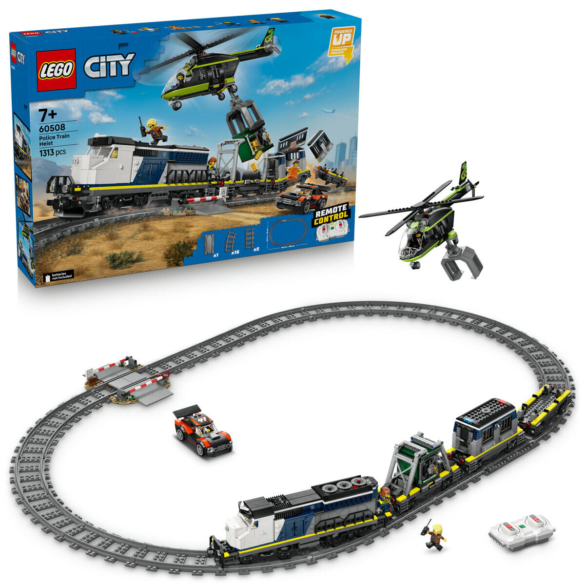 LEGO® City 60508 Loupež v policejním vlaku