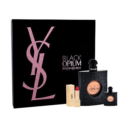 Yves Saint Laurent Black Opium sada parfémovaná voda 30 ml + tělová hydratační péče 50 ml pro ženy