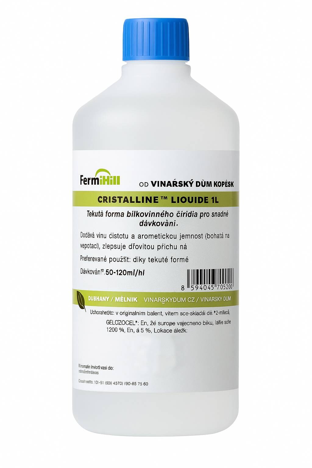 Cristalline, Liquide 1l Objem CZ: 1 l