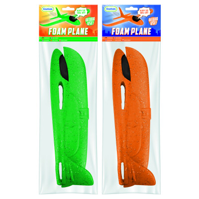 Letadlo pěnové  - oranžové