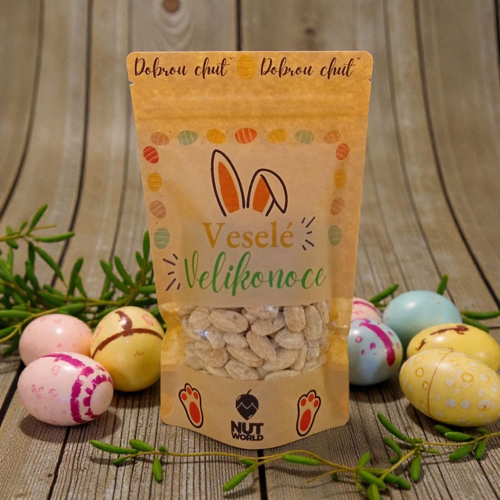 Nutworld.cz VELIKONOČNÍ mandle solené 200g