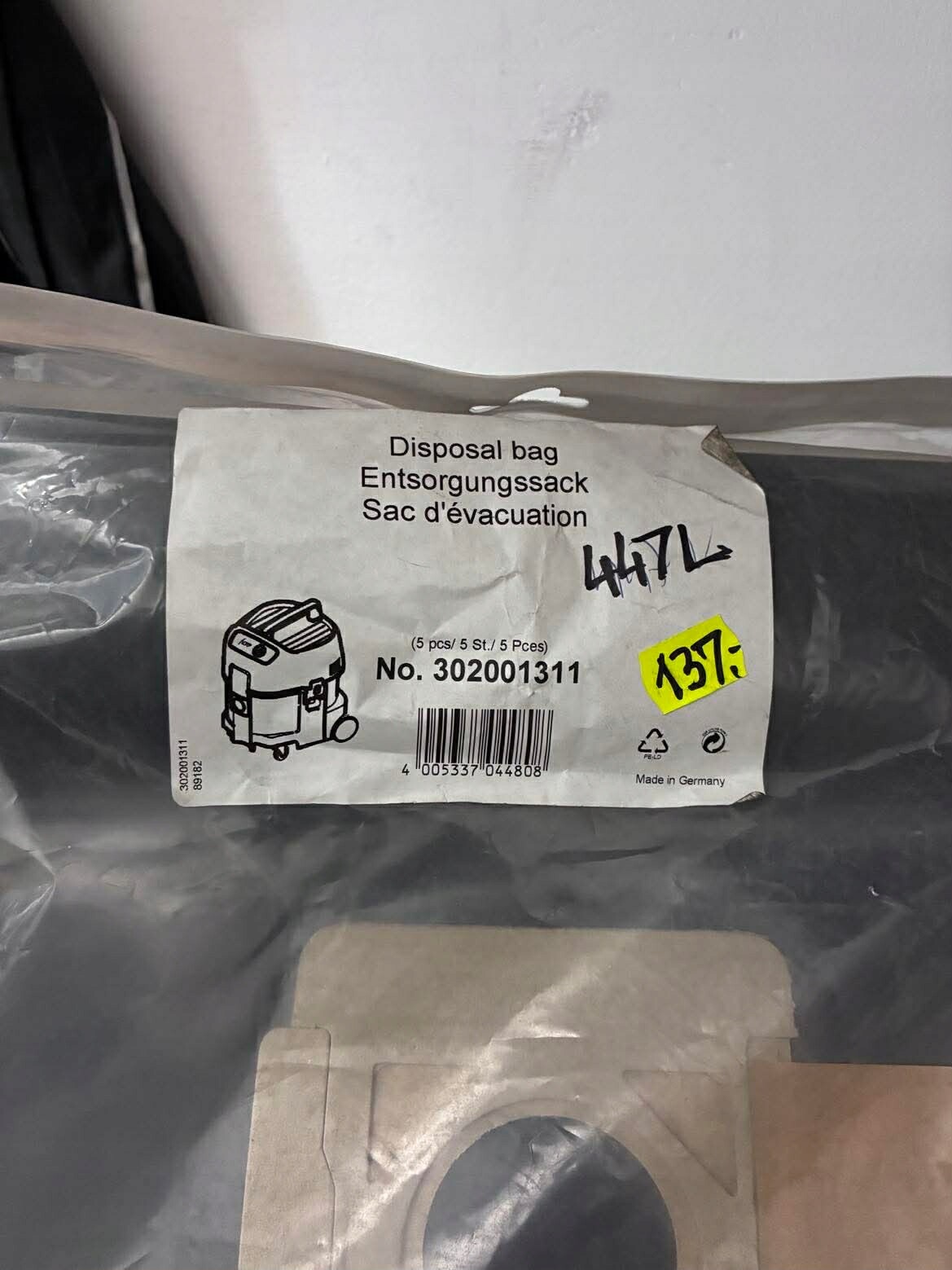 Sáčky do vysavačů Nilfisk 302001311 IVB5 5 kusů