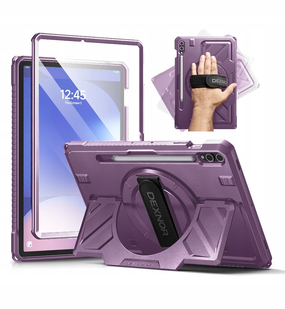 Pancéřové Pouzdro Dexnor Pro Galaxy Tab S9+/S10+ Plus Pouzdro S Podstavcem