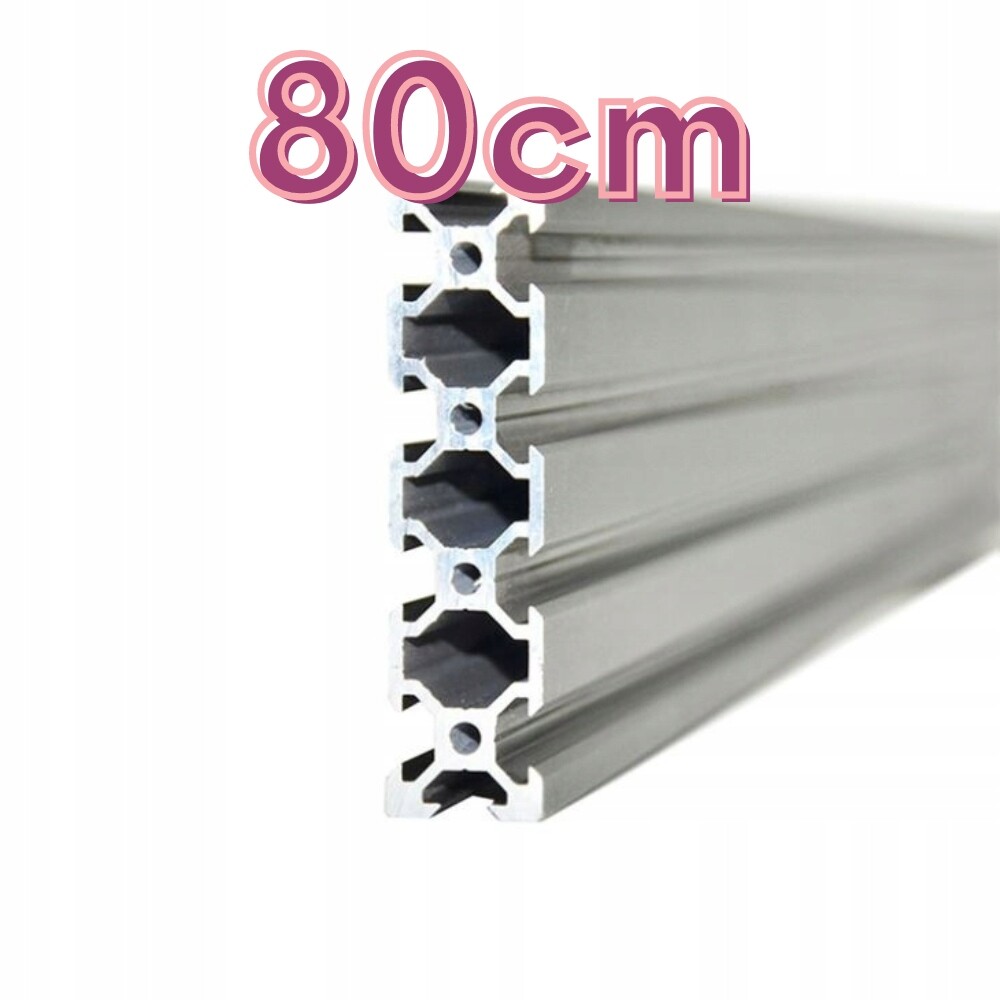 Hliníkový profil V-Slot 20x80x80 cm (stříbrný)