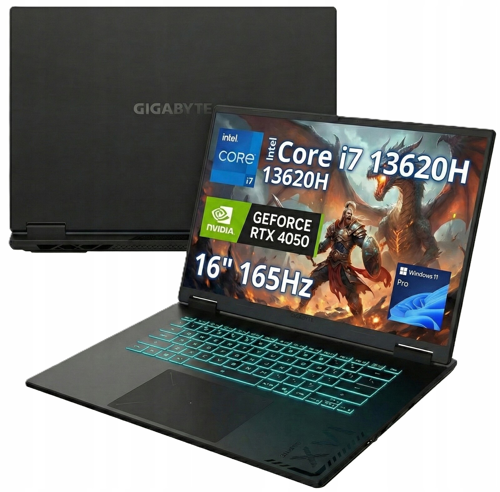 Herní Gigabyte A16 i7-13620H 16/512GB RTX4050 16