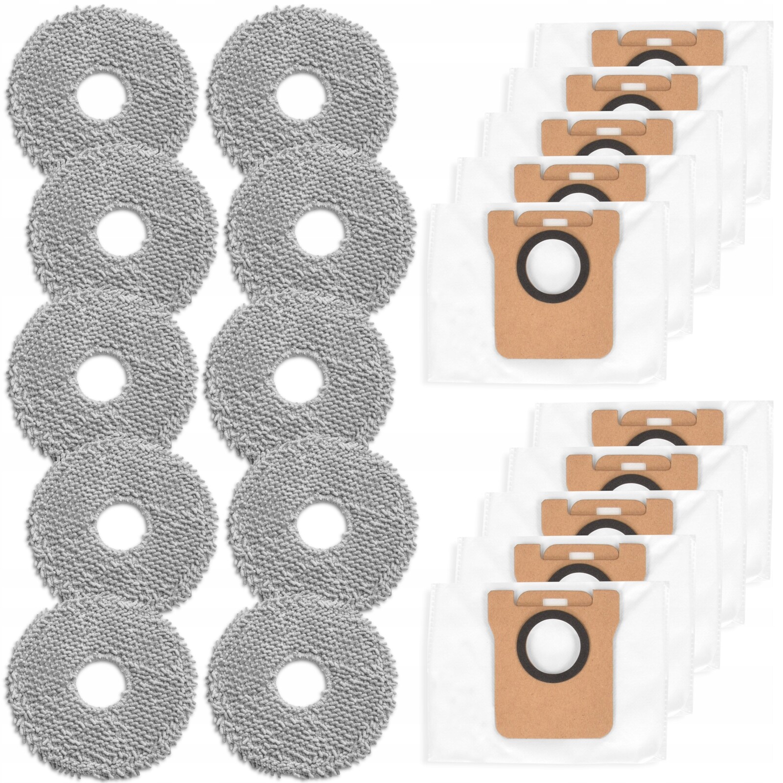 Sáčky na prach nástavce pro Xiaomi Robot Vacuum X10+ X20+ Dreame L10s Ultra