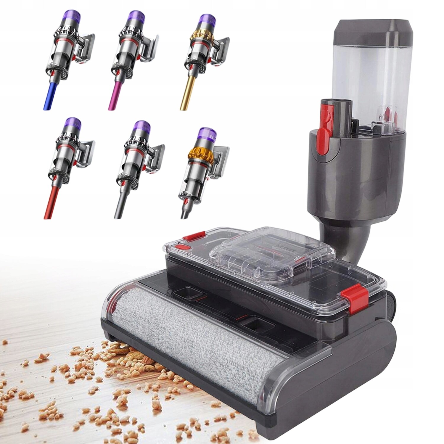 Elektrický Kartáč Pro Dyson V7 V8 V10 V11 V15 S Dvojitou Nádržkou Na Vodu