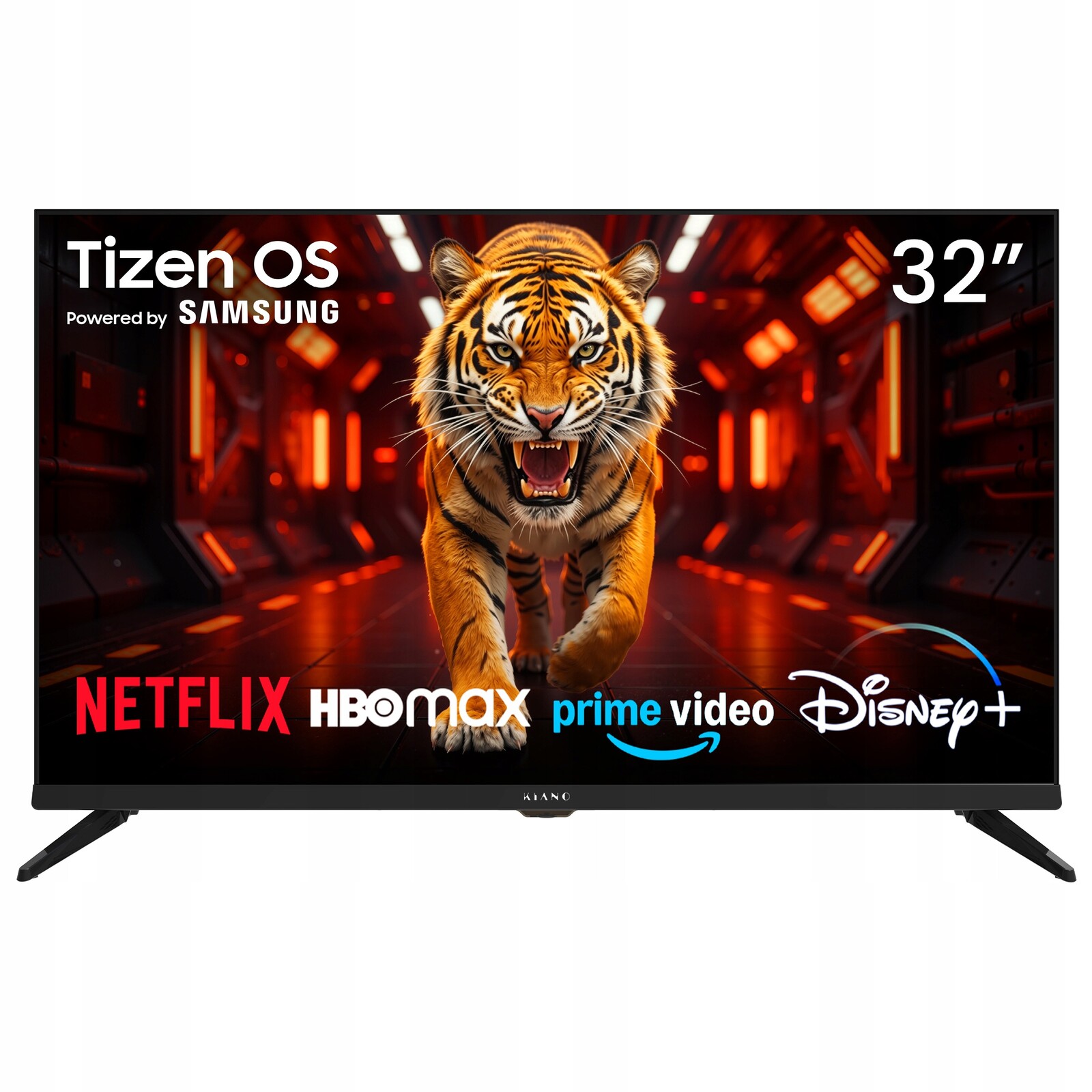 Televizor Kiano Elegance 32 Tizen Os Powered by Samsung Netflix, Hbo Prime