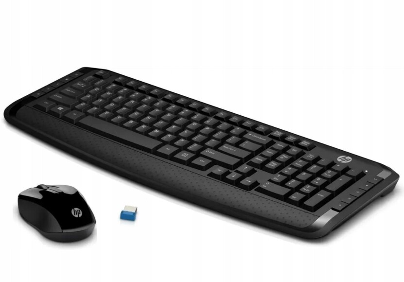 Bezdrátová klávesnice a myš Sada Hp 300