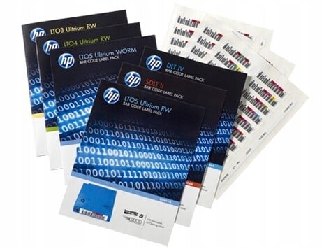 Hpe LTO-7 Ultrium Rw Bar Code Label Pack