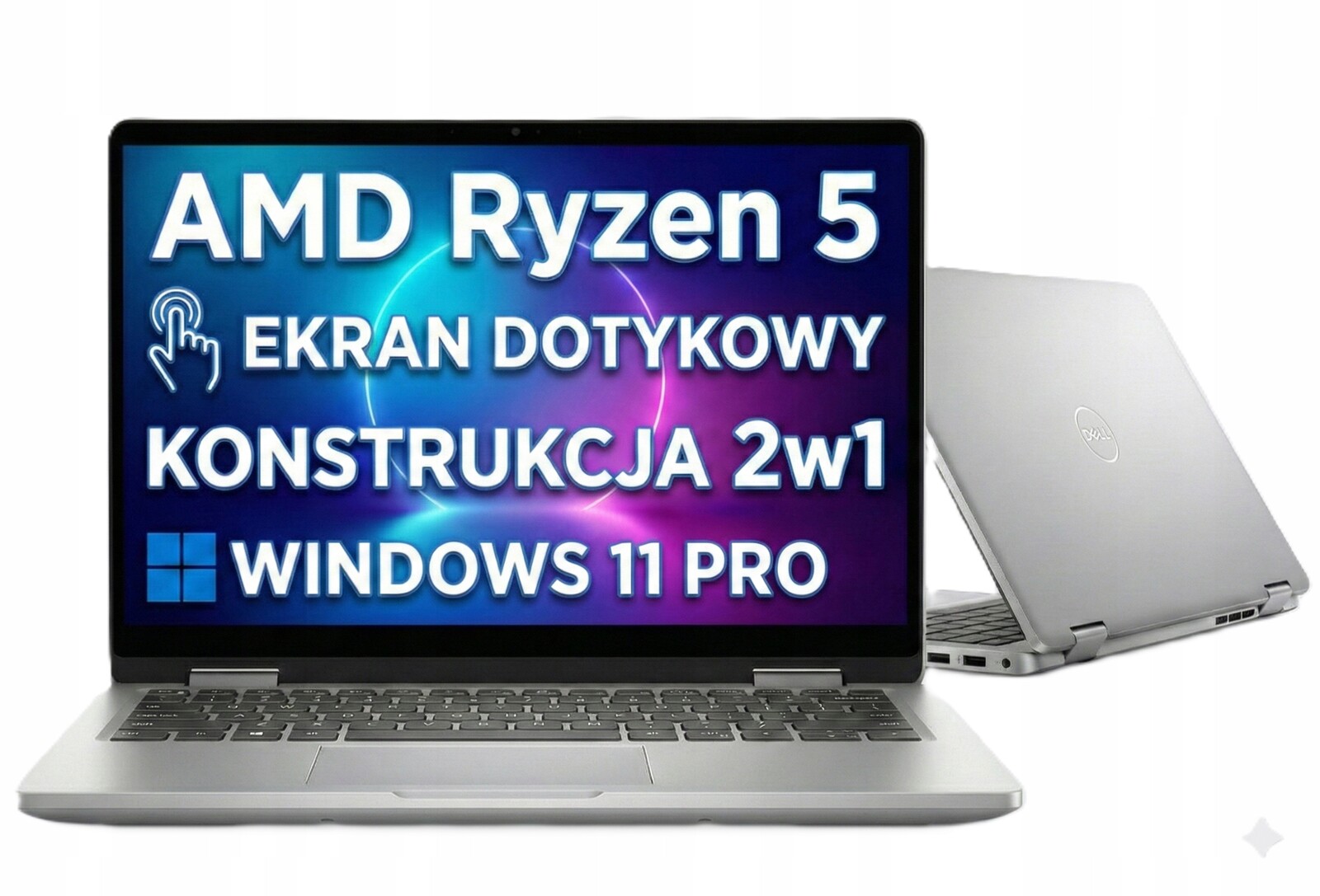 Notebook Tablet 2v1 Dell Inspiron 7445 Ryzen 5 16/512GB 14