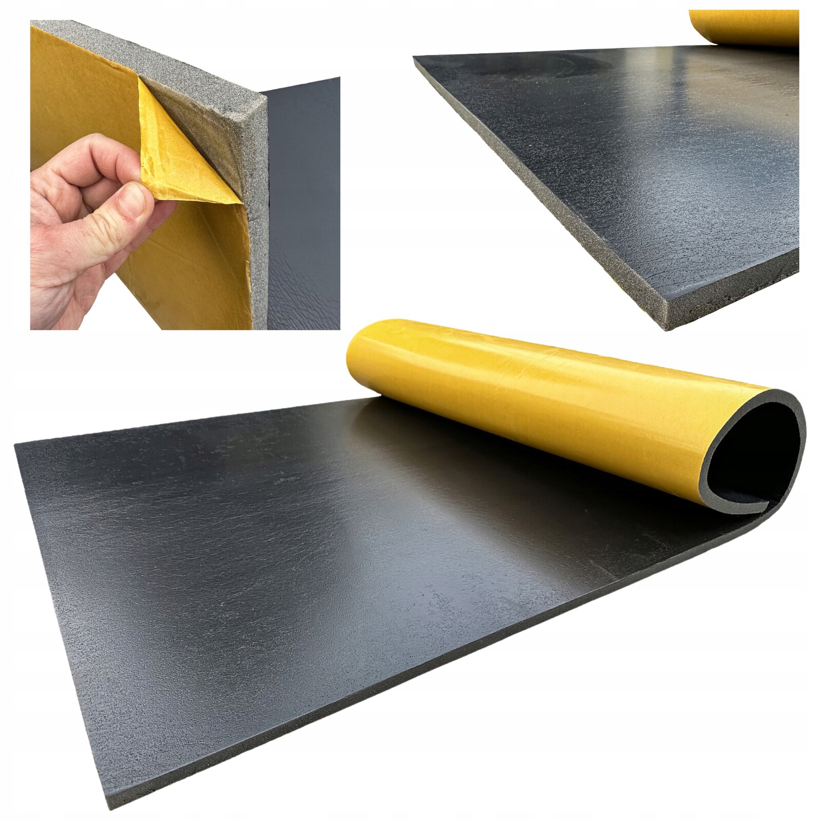 Abm Akustická absorbující pěna s lepidlem 10 mm 100 x 200 cm