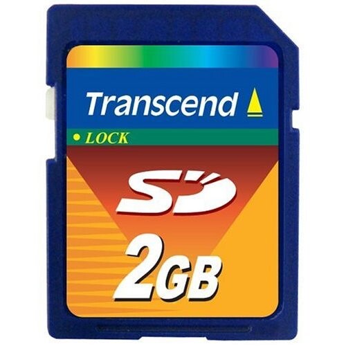 Transcend 2 Gb paměťová karta Sd 2 Gb ne Sdhc