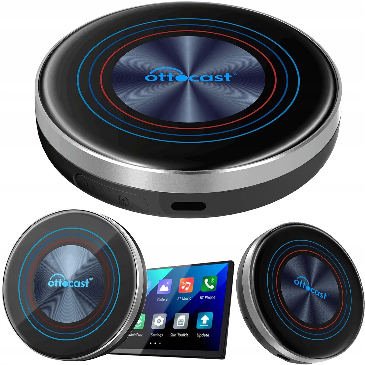 Ottocast OttoAibox Bmw I3 bezdrátový adaptér CarPlay Android Auto 8+128