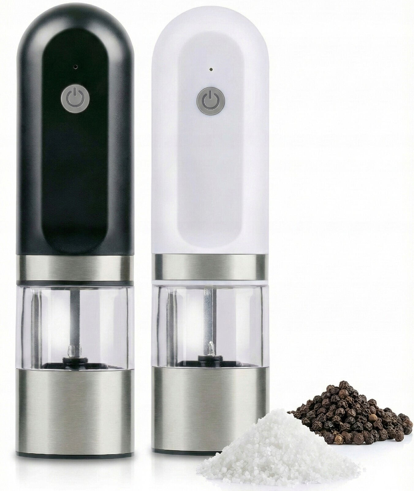 Elektrické Usb Mlýnky Na Pepřovou Sůl Sada Alpina 2KS Led Akumulátor