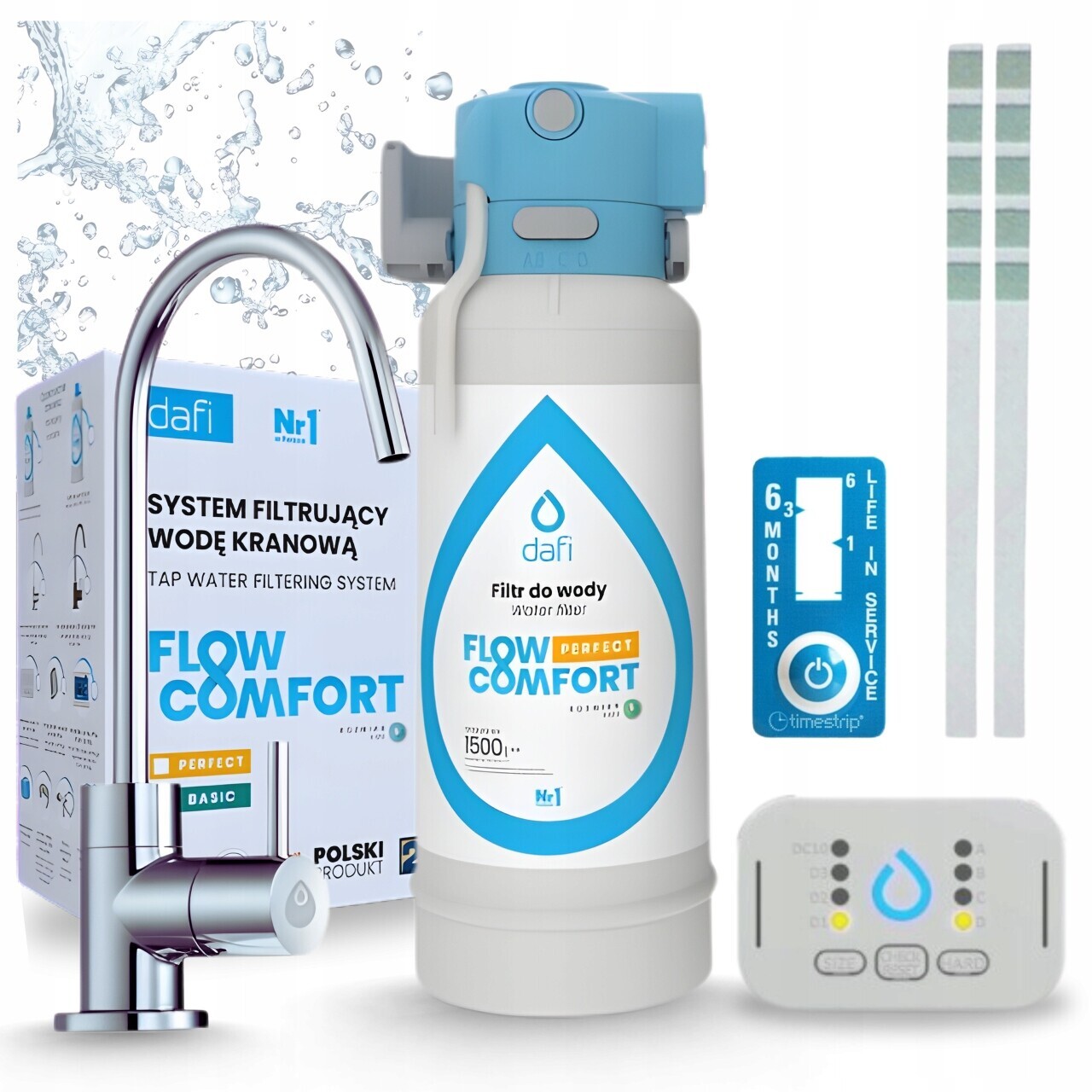 Filtr Na Vodu Dafi D1 Flow Comfort S Kohoutek Pro Vodní Filtr Stříbrný Alto