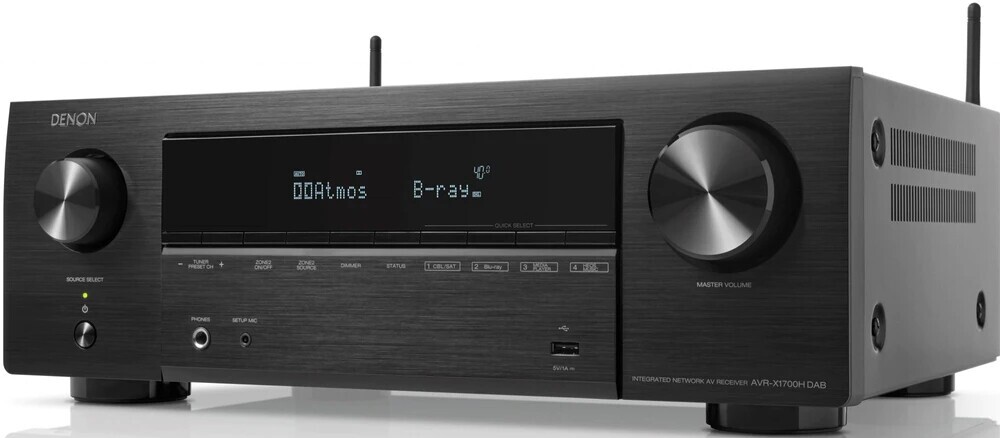 Amplituner Denon AVR-X1700H 7.2 černý