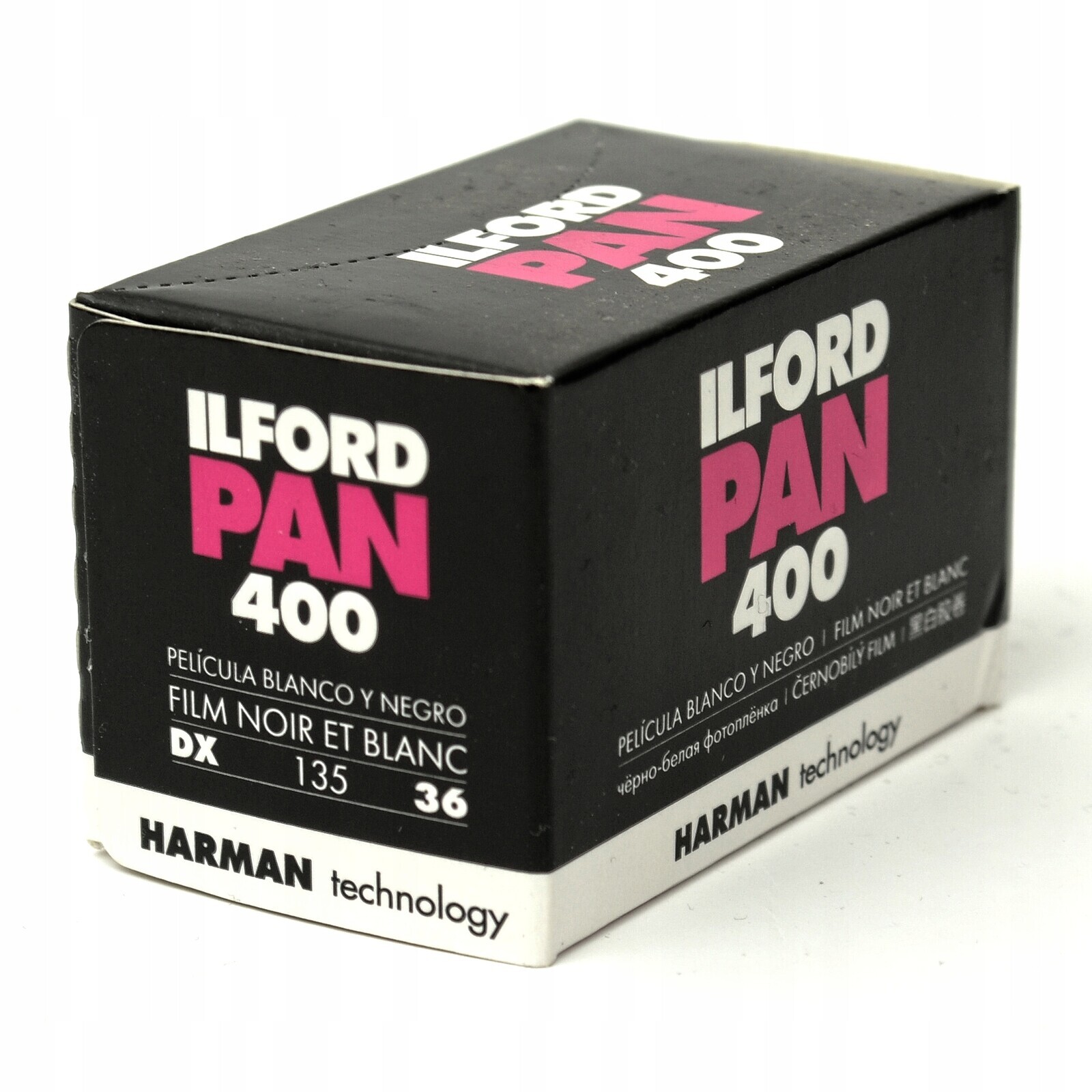 Ilford Pan 400/36 Film Černobílá Kliška pro fotoaparát Analogový negativ 35 mm